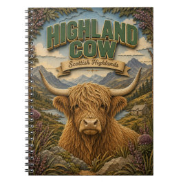 Highland-Kuh Schottische Highlands POPCUT Notizblock