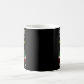 Highland-Kuh-Weihnachten-Hässlicher-Pullover-Stil- Kaffeetasse (Mittel)