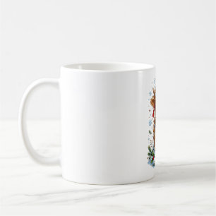 Highland-Kuh Winterwunderland Kaffeetasse