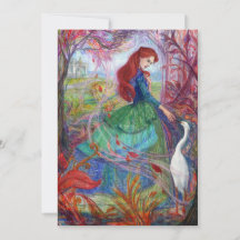 "Highland Lady". Flache Karte