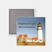 Highland Light, Massachusetts Magnet (Vorderseite/Rückseite)