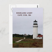 Highland Light Postkarte (Vorne/Hinten)