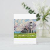 Highland Lighthouse Cape Cod, MA Postkarte (Stehend Vorderseite)