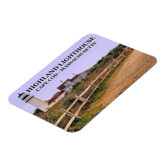 Highland Lighthouse, Cape Cod, Massachusetts Magnet (Linke Seite)