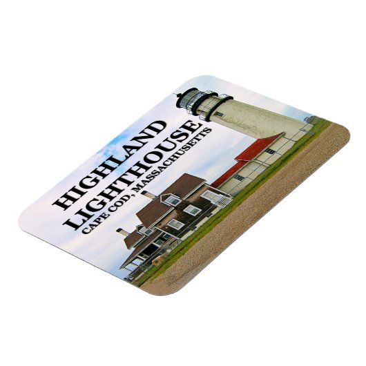 Highland Lighthouse, Cape Cod, Massachusetts Magnet (Linke Seite)