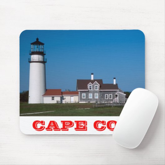 Highland Lighthouse Cape Cod Massachusetts Mousepa Mousepad (Mit Mouse)