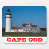 Highland Lighthouse Cape Cod Massachusetts Mousepa Mousepad (Vorne)