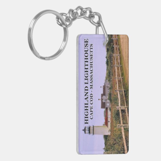 Highland Lighthouse, Cape Cod, Massachusetts Schlüsselanhänger (Vorderseite links)