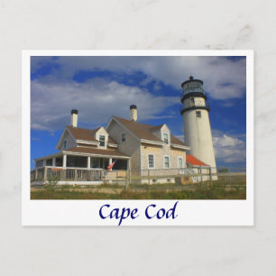 Highland Lighthouse, Cape Cod Truro Postkarte