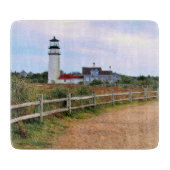 Highland Lighthouse, Massachusetts Cutting Board Schneidebrett (Vorderseite)