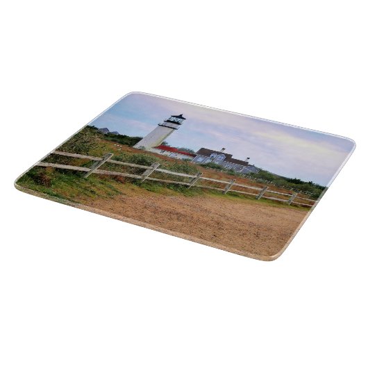 Highland Lighthouse, Massachusetts Cutting Board Schneidebrett (Ecke)