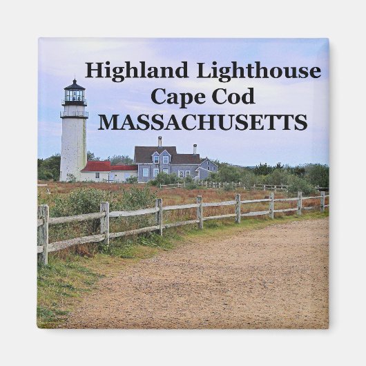 Highland Lighthouse, Massachusetts Magnet (Vorne)