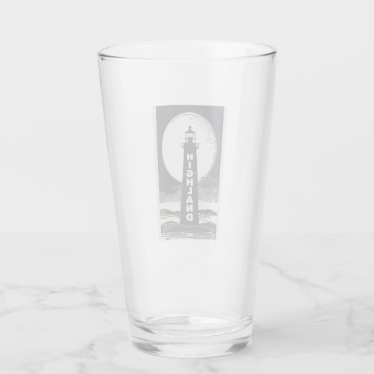 Highland Lighthouse Massachusetts Moon Glas (Rückseite)