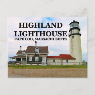 Highland Lighthouse, Massachusetts Postkarte