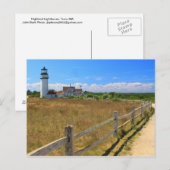 Highland Lighthouse Truro Cape Cod Postkarte (Vorne/Hinten)
