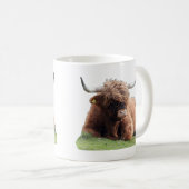 Highland "Moo" Kuh-Tasse Kaffeetasse (VorderseiteRechts)