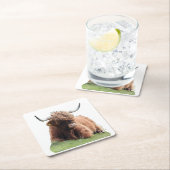 Highland "Moo" Kuh Untersetzer (Vor Ort)
