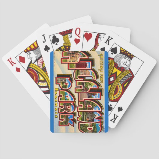 Highland Park Postkarten Spielkarten (Rückseite)