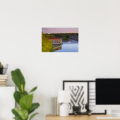 Highland Park Powerhouse und Dam Poster (Heimbüro)