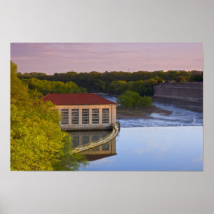 Highland Park Powerhouse und Dam Poster