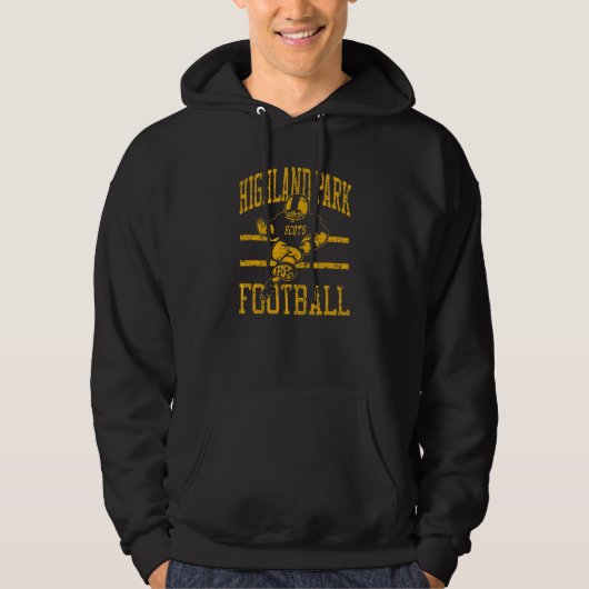 Highland Park Schotten Fb Player Hoodie (Vorderseite)