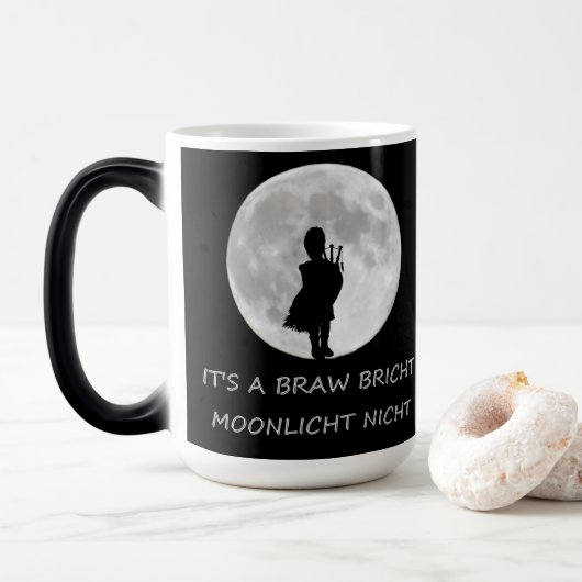 Highland Piper Personalisiert 15oz Morphing Tasse (Mit Donut)