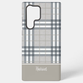 Highland Plaid Beige MagSafe Tough Samsung Galaxy Hülle