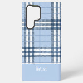 Highland Plaid Blue MagSafe Tough Samsung Galaxy Hülle