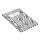 Highland Plaid Personalized Journal Notebook Notizblock (Rechte Seite)