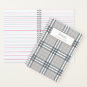 Highland Plaid Personalized Journal Notebook Notizblock (Innen)
