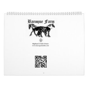 Highland Pony Calendar 2023 Kalender