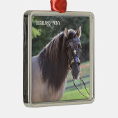 Highland Pony Ornament Aus Metall (Rechts)