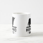 Highland Rancher - Schottland-Kuh für Cattl Kaffeetasse (Mittel)