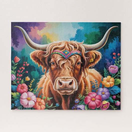 Highland-Rind-Floral Puzzle (Horizontal)