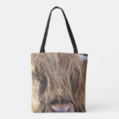 HIGHLAND-RIND-GESICHT TASCHE (Rückseite)