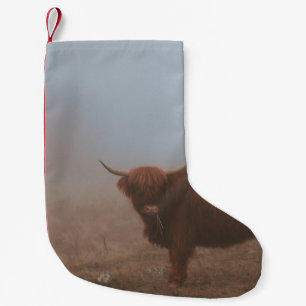 HIGHLAND-RIND KLEINER WEIHNACHTSSTRUMPF