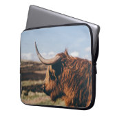 HIGHLAND-RIND LAPTOPSCHUTZHÜLLE (Vorderseite Links)
