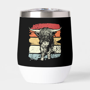 Highland-Rind Retro Highland-Rinder