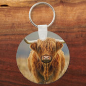 Highland-Rind Schlüsselanhänger (Rückseite)