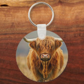 Highland-Rind Schlüsselanhänger (Vorderseite)