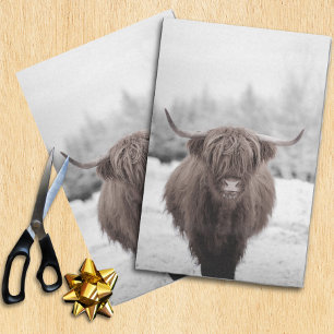 Highland-Rind Schottland Ländlich Tissue-Papier Seidenpapier