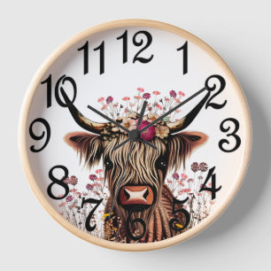 Highland-Rind  Uhr