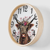 Highland-Rind  Uhr (Winkel)