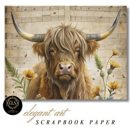 Highland-Rind und Noten
