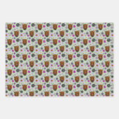 Highland Scottish Cow Lila Celtic Knot Work Geschenkpapier Set (Vorderseite 2)