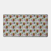 Highland Scottish Cow Lila Celtic Knot Work Schreibtischunterlage (Vorderseite)