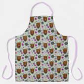 Highland Scottish Cow Lila Celtic Knot Work Schürze (Vorderseite)