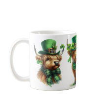 Highland Scottish Kuh St. Patrick's Day lustiges G