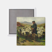 Highland Shepherd, 1859 Magnet (Vorderseite/Rückseite)