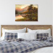 Highland Solitude Leinwanddruck (Insitu (Schlafzimmer))